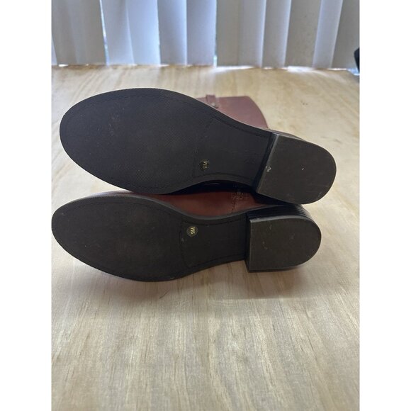 INC Fawne Womens Boots 9M Brown Leather Knee High Zip Riding Equestrian Classic - Picture 5 of 7